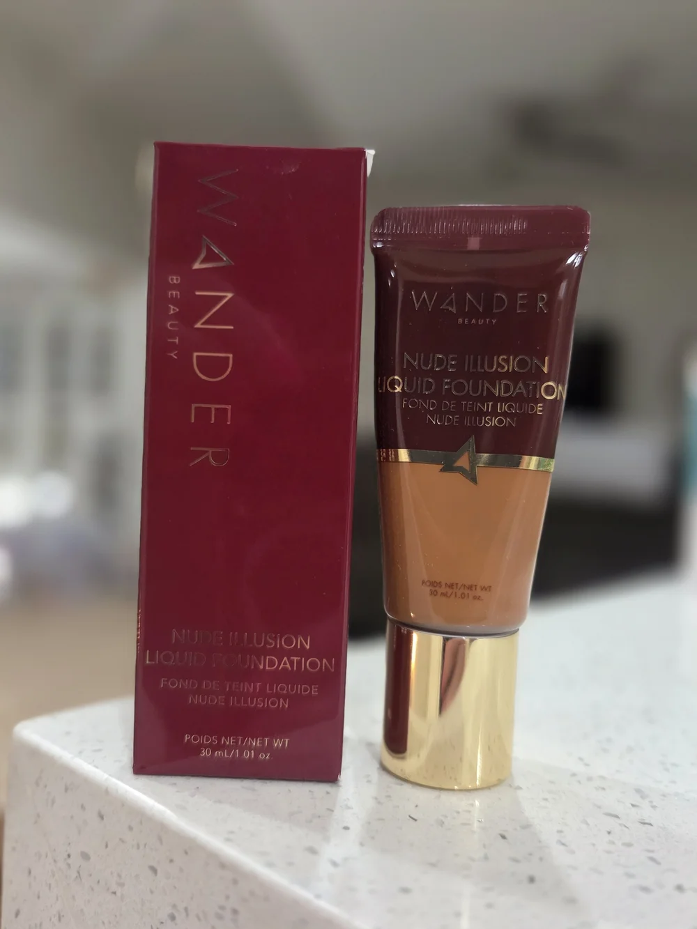 Wander Beauty Nude Illusion Liquid Foundation -GOLDEN RICH